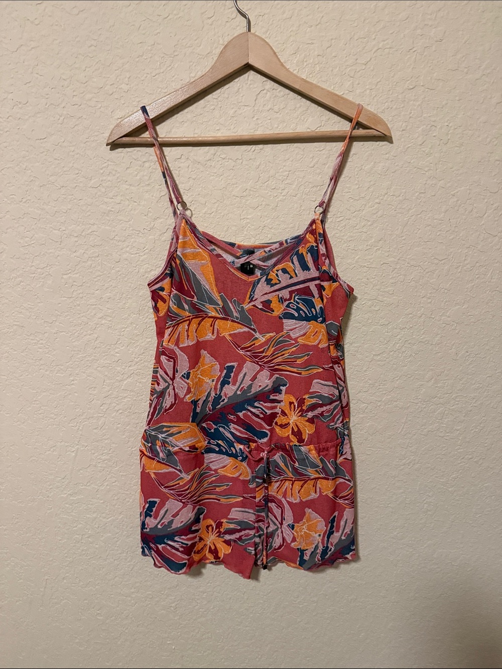 Endless Sun Women's Floral Swim Coverup in Coral